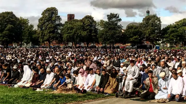 Thousands gather in Small Heath Park for Eid ul Adha