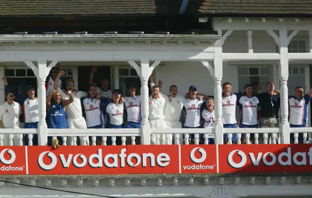 England celebrate