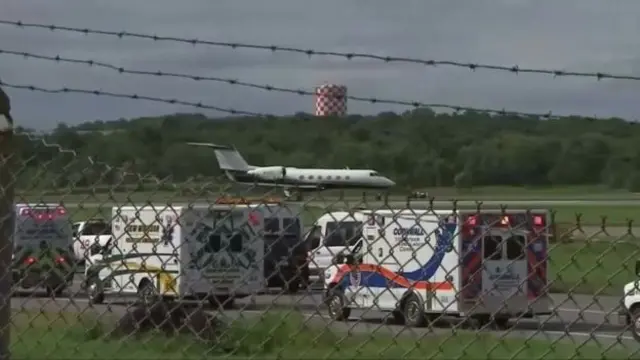 Post Malone's plane landing