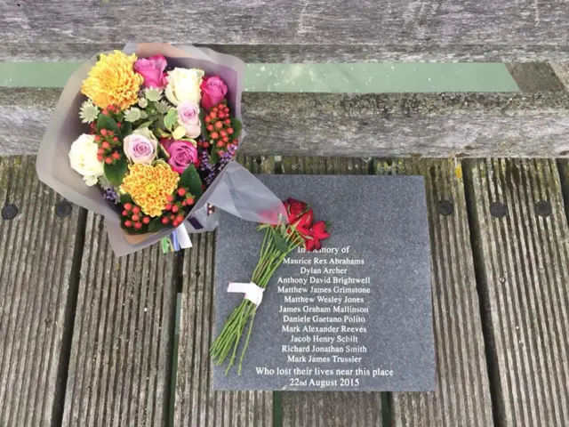 Floral tributes