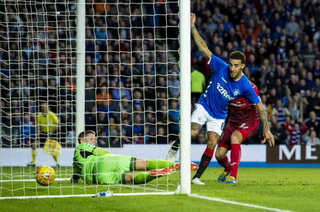 Connor Goldson puts Rangers ahead