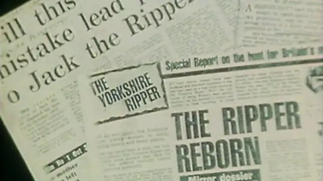 Yorkshire Ripper newspaper headlines