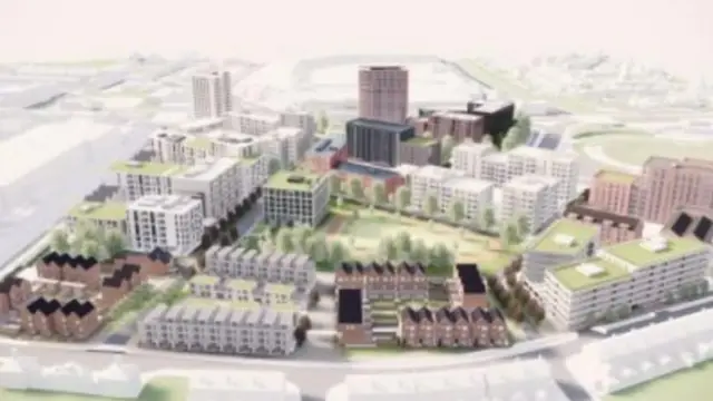 Artist impression of Commonwealth Games 2022 in Birmingham