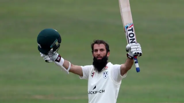 Moeen Ali against Yorkshire