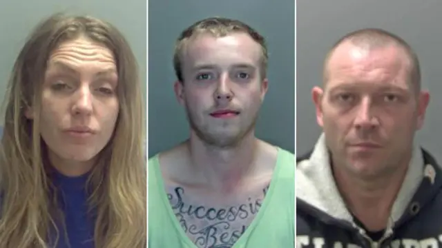 Yasmin Luparello, Connor Griggs and James Dexter