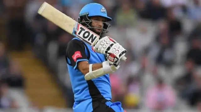 Moeen Ali in action for Worcestershire Rapids