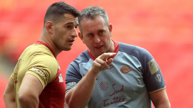 Steve McNamara at Wembley