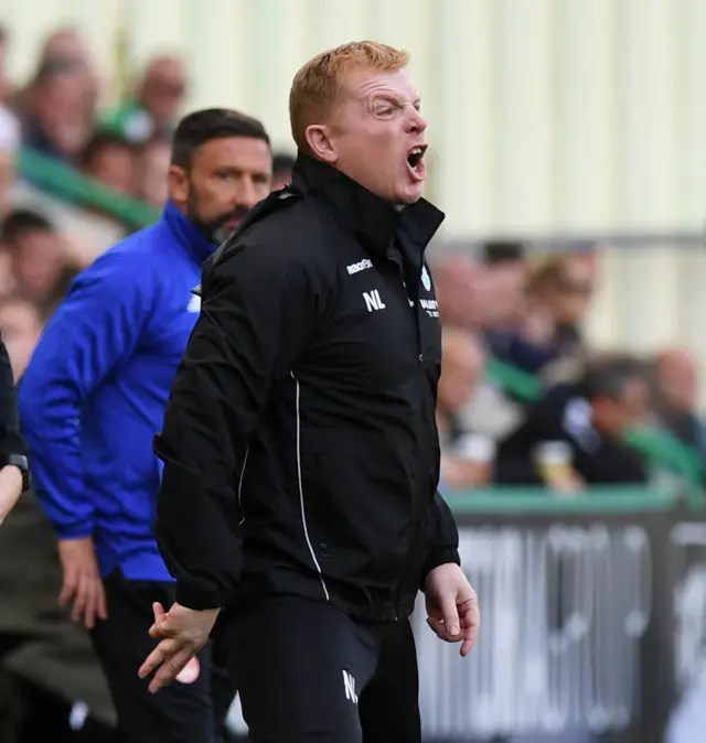 Hibs head coach Neil Lennon