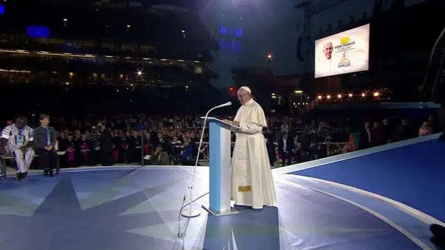 Pope Francis Croke Park