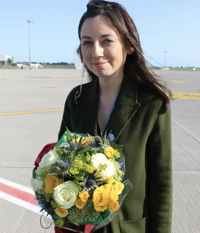 Flowers to be presented to the Pope on his arrival at Dublin Airport