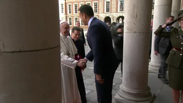 Pope Francis meets Leo Varadkar