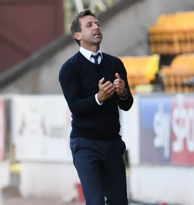 Neil McCan watches in anguish as Dundee lose 1-0 to St Johnstone