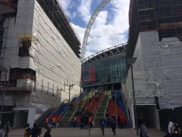 View from Wembley way