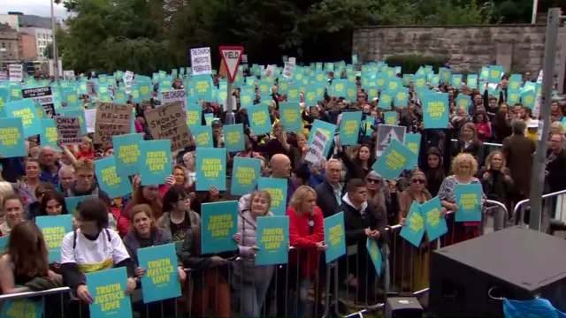 Stand4Truth protest in Dublin