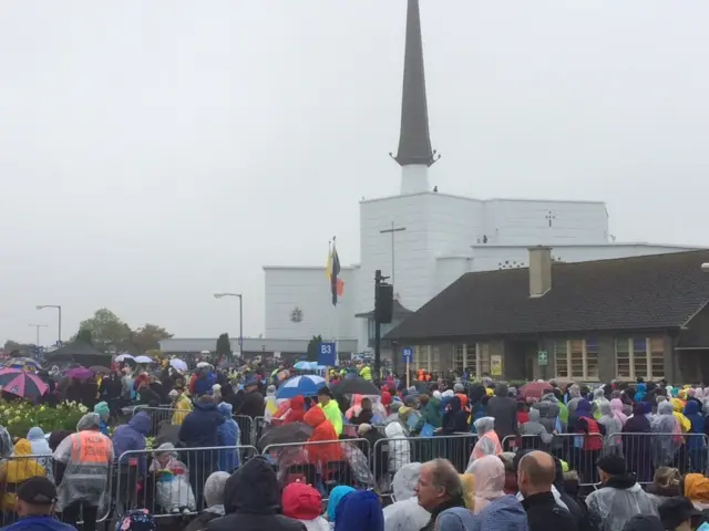 Knock Basilica during Pope's visit