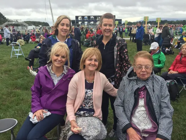 Barker and Devlins at Phoenix Park to see the Pope