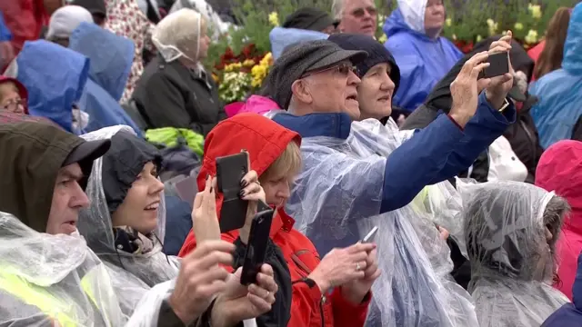 Crowds in Knock