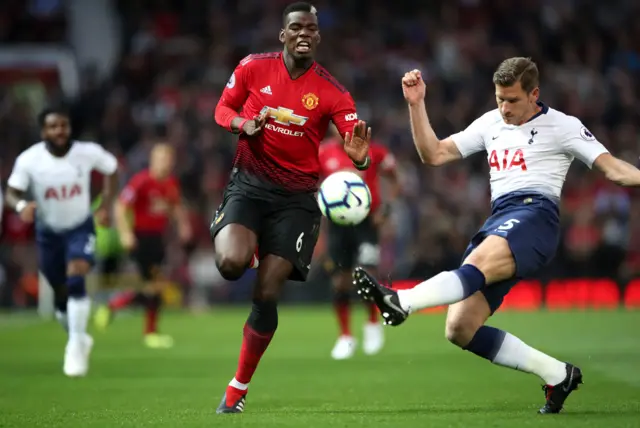 Paul Pogba and Jan Vertonghen