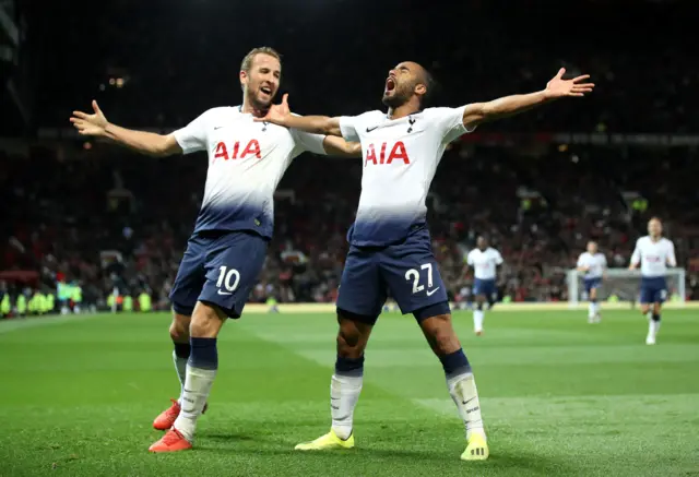 Harry Kane and Lucas Moura