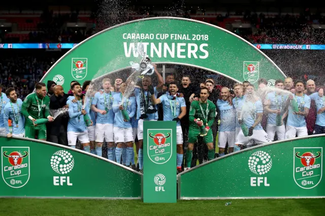 Manchester City win Carabao Cup