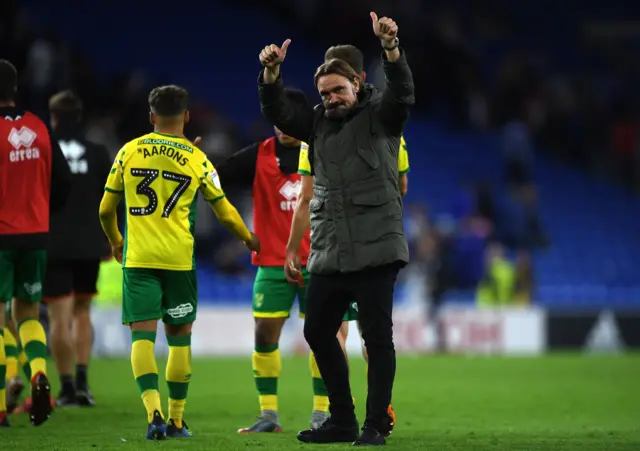 Norwich manager Daniel Farke