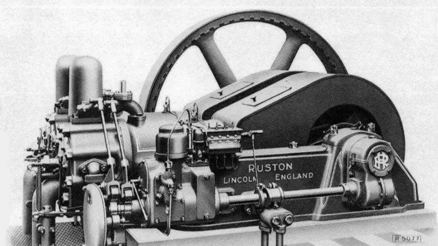 ruston engine (out of copyright photo)