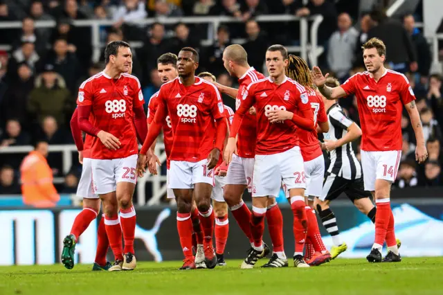 Nottingham Forest celebrate