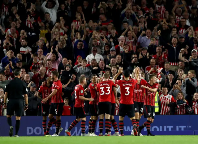 Southampton celebrate