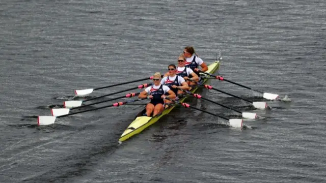 Team GB Quadruple Sculls featuring Mathilda Hodgkins-Byrne