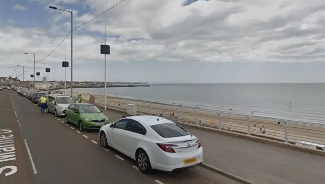 Photo of beach near where man's medals were stolen