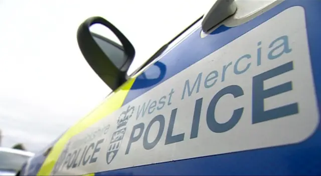 West Mercia Police car