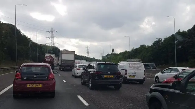 M62 queue