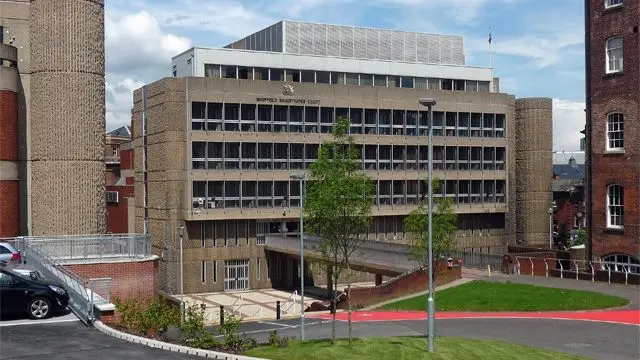 Exterior shot of Sheffield Magistrates' Court