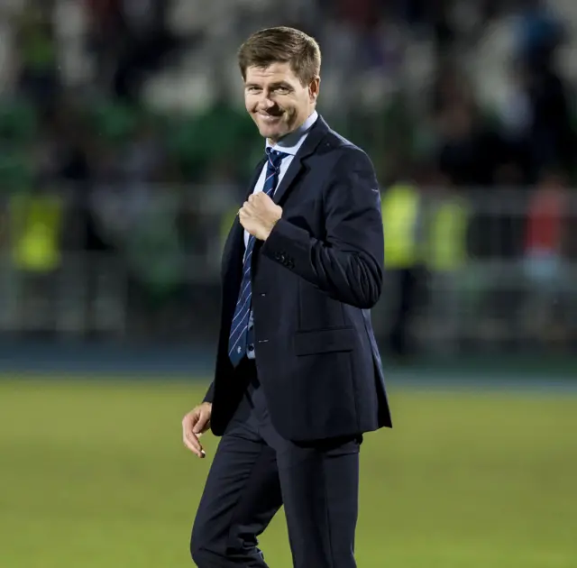 Rangers manager Steven Gerrard