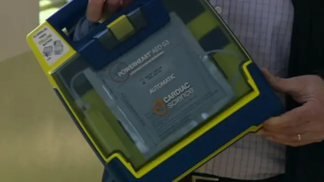 A defibrillator