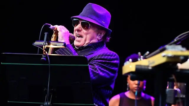 Van Morrison performing