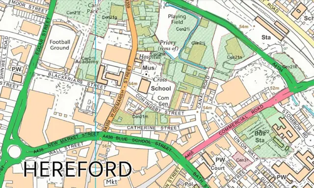 Hereford map