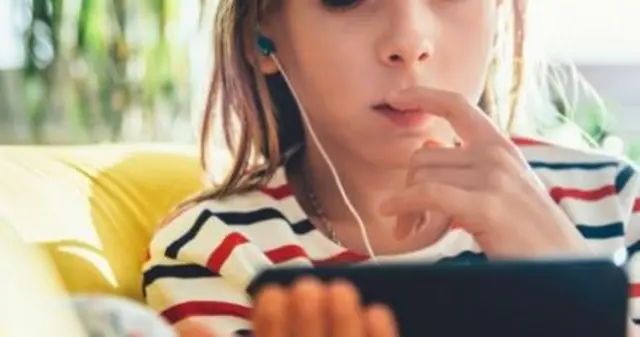 Child at computer