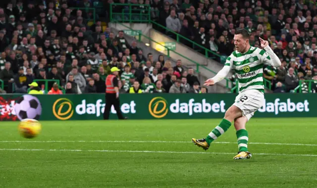 Callum McGregor scores Celtic's second goal