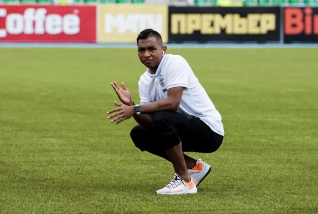 Rangers striker Alfredo Morelos