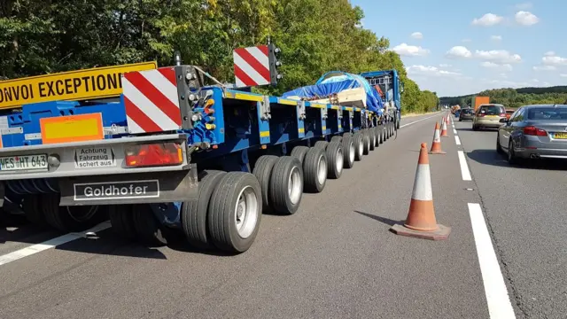 Lorry broken down