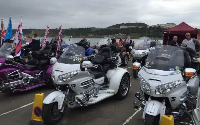 A previous Goldwings event in Scarborough