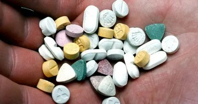 A handful of pills