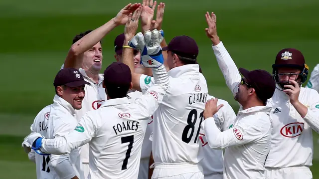 Surrey celebrate