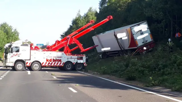 Lorry crash