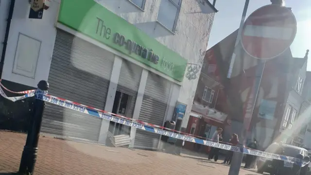 Co-Op cash machine theft