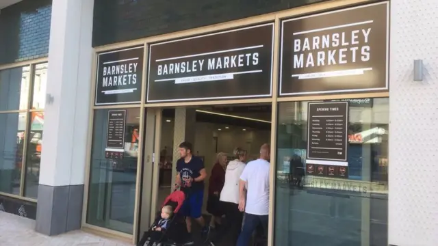 The exterior of Barnsley markets