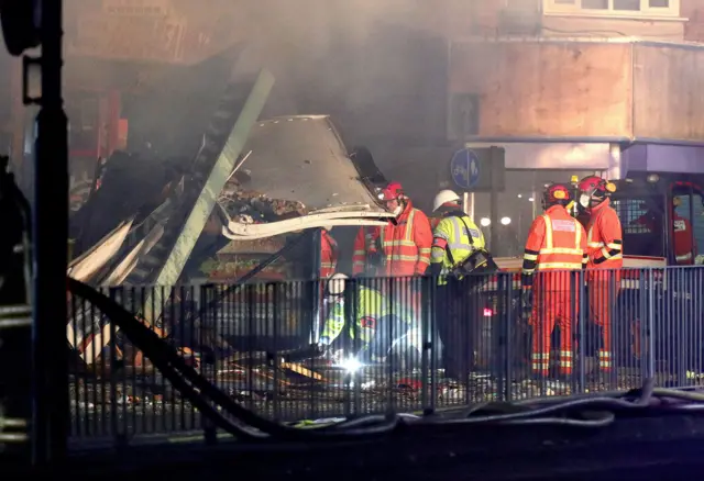 Hinckley Road shop blast