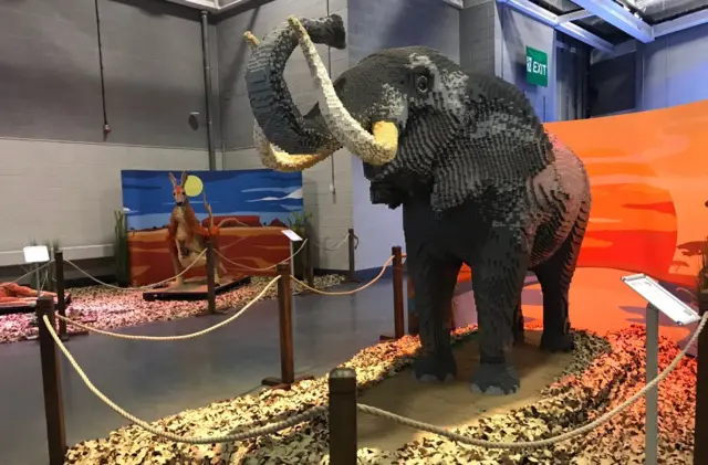 A Lego elephant