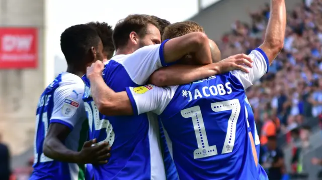 Wigan celebrate